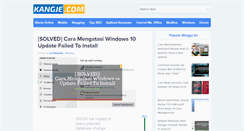 Desktop Screenshot of kangje.com